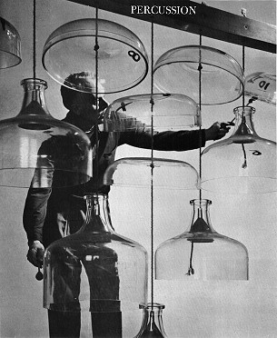 with Cloud-Chamber Bowls/ photo by Fred Lyon