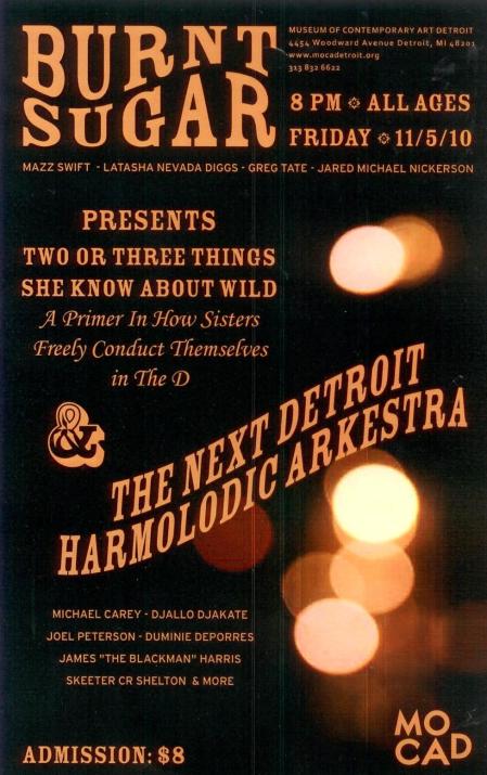 burnt sugar poster 2010 nov