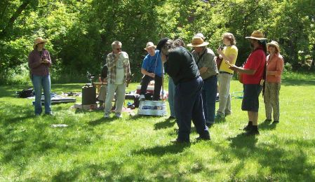 The Don't Look Now Jug Band at the Rochester Heritage Festival in May 2008.